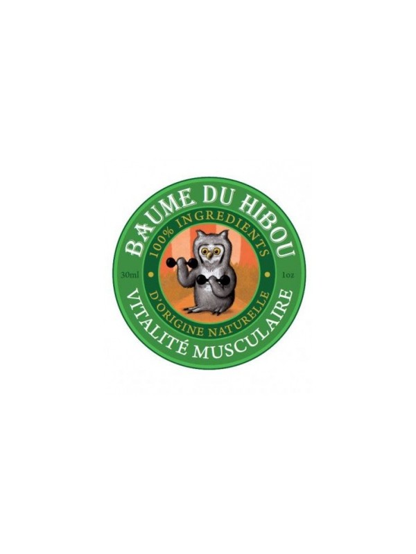 Baume de massage vitalité musculaire 30ml Les Baumes Du Hibou Herboristerie de Paris