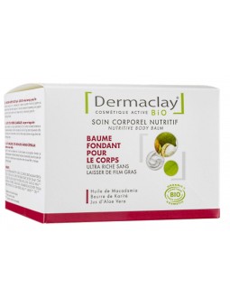 Baume fondant pour le corps  soin nutritif 300ml Dermaclay  Herboristerie de Paris