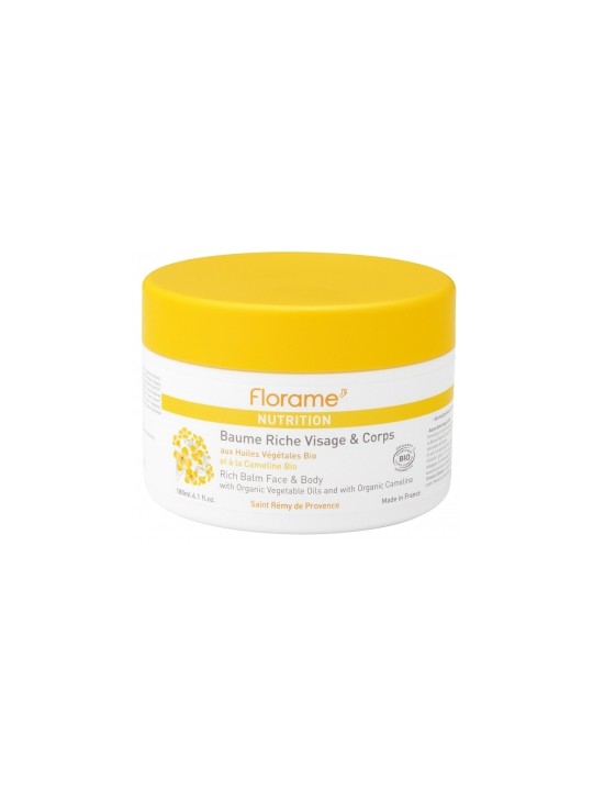 Baume riche visage et corps 180ml Florame Herboristerie de Paris