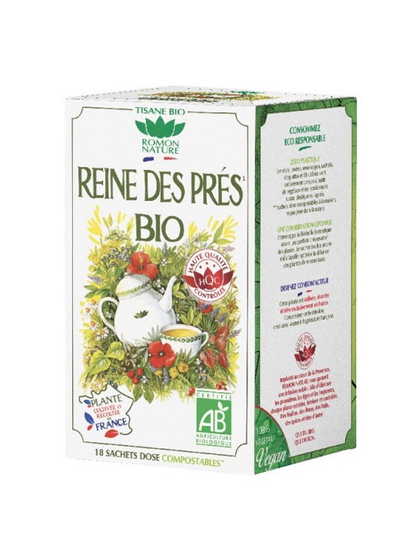 Tisane Reine des Prés bio 18 sachets Romon Nature articulaire Herboristerie de paris