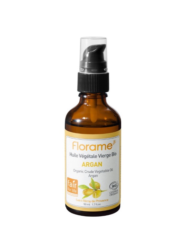 Huile d'Argan bio et équitable 50 ml Florame antioxydante anti-âge Herboristerie de paris