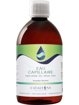 Eau Capillaire Recharge 500 ml Catalyons brillance force et souplesse Herboristerie de paris