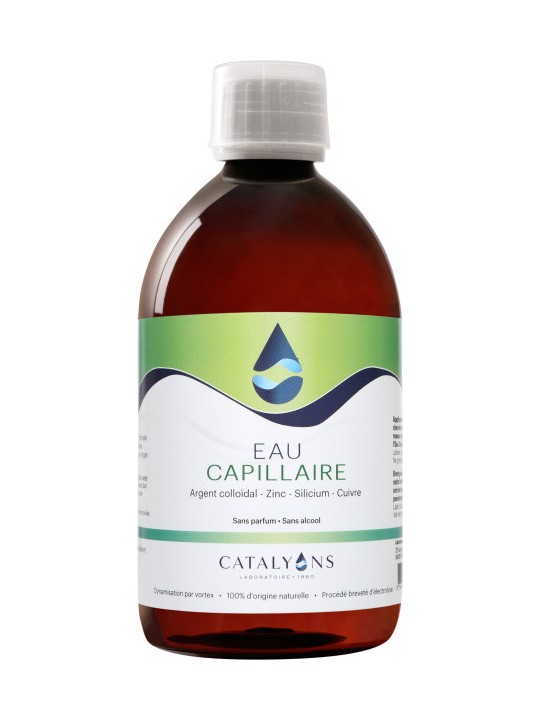 Eau Capillaire Recharge 500 ml Catalyons brillance force et souplesse Herboristerie de paris