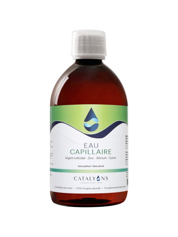 Eau Capillaire Recharge 500 ml Catalyons brillance force et souplesse Herboristerie de paris