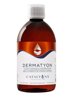 Dermatyon 500 ml Catalyons zinc cuivre peau tissu conjonctif Herboristerie de paris