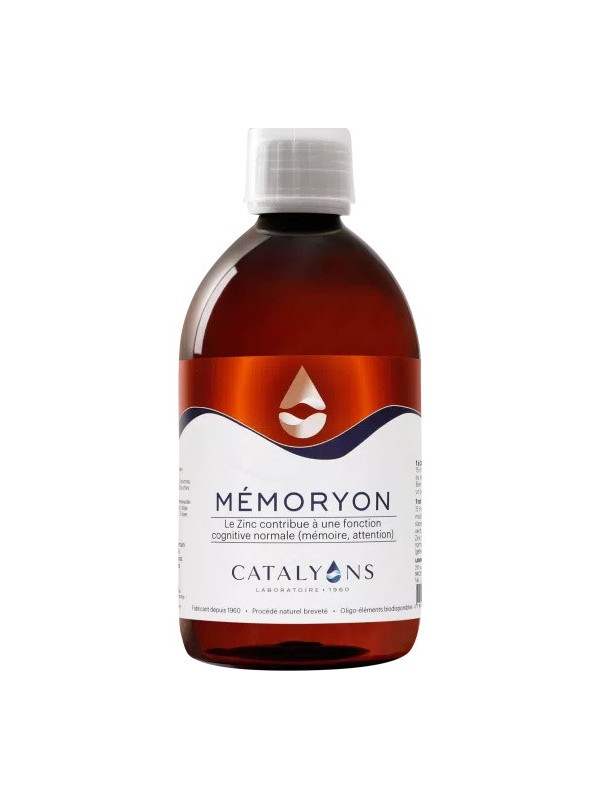 Memoryon 500 ml Catalyons zinc magnésium Herboristerie de paris