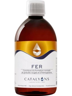 Oligo élément FER 500 ml Catalyons anti fatigue Herboristerie de paris