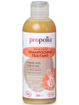 Shampooing traitant Propolis Miel Argile et Cade 200ml Propolia