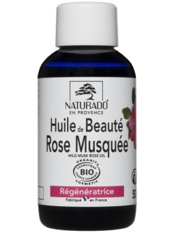 Huile de beauté Rose Musquée du Chili Bio 50ml Naturado rosa moschata Herboristerie de paris
