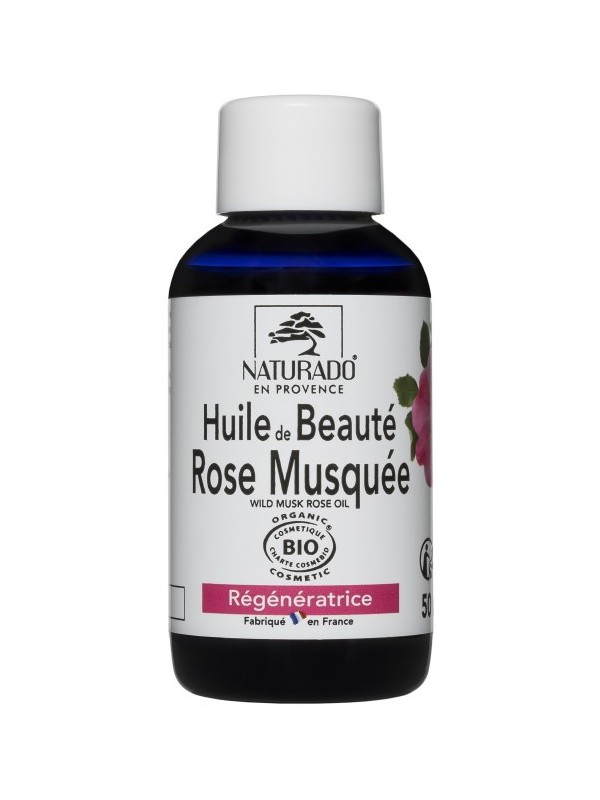 Huile de beauté Rose Musquée du Chili Bio 50ml Naturado rosa moschata Herboristerie de paris