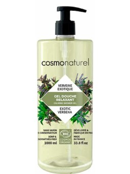 gel douche Relaxant Verveine exotique  1L Cosmo Naturel Herboristerie de Paris pour les peaux stressées