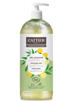 Gel douche Douceur Thé matcha et Yuzu 1L Cattier