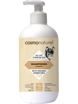 Shampoing au lait d'ânesse + HE 500ml Cosmo Naturel