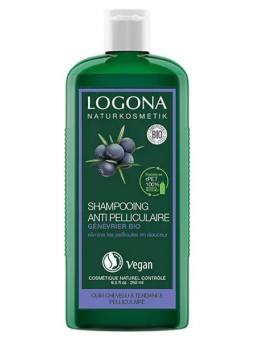 Shampooing Antipelliculaire au genévrier 250ml Logona romarin ortie anti séborrhée Herboristerie de paris