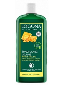 Shampoing volumateur à la bière et au miel 250ml Logona
