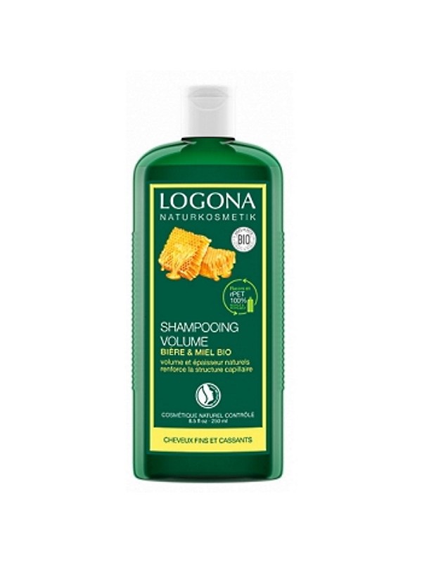 Shampoing volumateur à la bière et au miel 250ml Logona