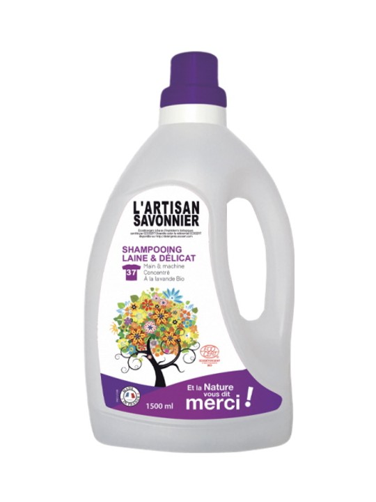 Entretien Shampooing Laine et Délicat 1500ml L Artisan Savonnier