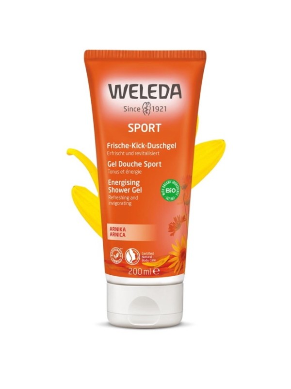Gel douche sport à l'Arnica 200ml Weleda