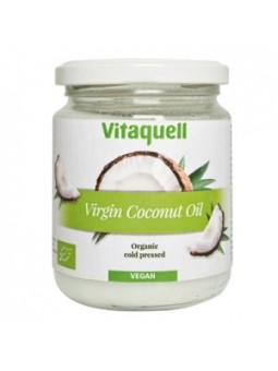 Huile de coco vierge Plaisir culinaire et soin corporel parfum noix de coco 200g Vitaquell