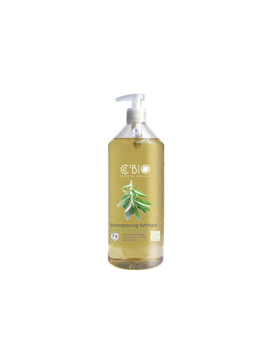 Shampooing fortifiant Quinquina Sauge Citron 1L C'bio