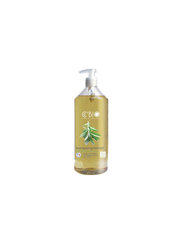 Shampooing fortifiant Quinquina Sauge Citron 1L C'bio