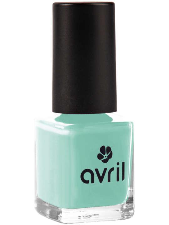 Vernis à ongles Vert d'Eau 7ml Avril Cosmétique teinte vert pastel Herboristerie de paris