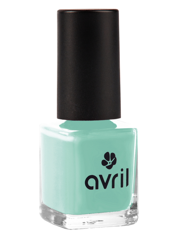 Vernis à ongles Vert d'Eau 7ml Avril Cosmétique teinte vert pastel Herboristerie de paris