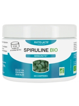Spiruline bio 100% naturelle 300 comprimés Phyto-Actif