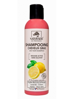 Shampoing cheveux gras sans sulfate 200ml Naturado
