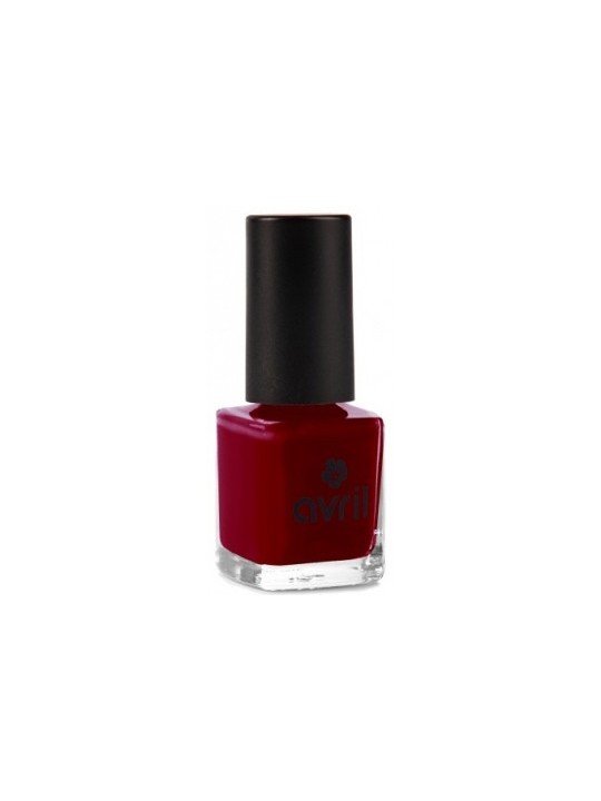 Vernis à Ongles Bordeaux No 671 7ml Avril Cosmétique teinte rouge-noire mystérieuse et élégante Herboristerie de paris