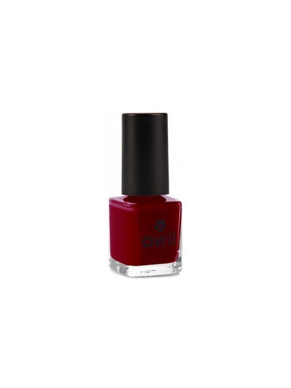 Vernis à Ongles Bordeaux No 671 7ml Avril Cosmétique teinte rouge-noire mystérieuse et élégante Herboristerie de paris