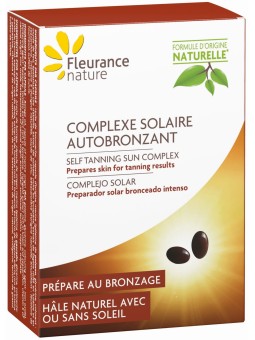 Complexe solaire autobronzant 30 capsules Fleurance Nature hâle naturel Herboristerie de paris