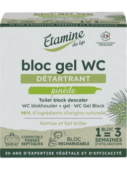 Bloc gel WC au Pin et à l'Eucalyptus 50ml 0.050 ml Etamine du Lys Herboristerie de Paris