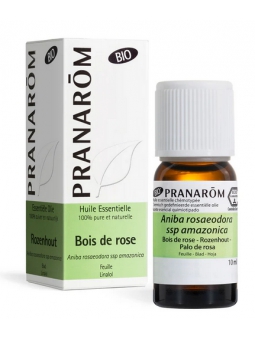 Bois de Rose Bio Flacon compte gouttes 10ml Pranarôm Herboristerie de Paris