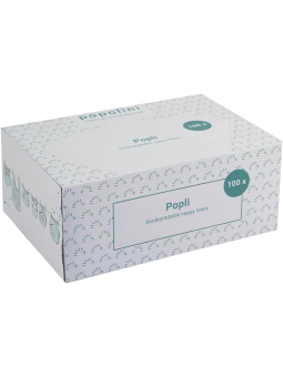 Boite Popli voiles de protection en Viscose à jeter pour couches lavables x100 feuilles Popolini Herboristerie de Paris