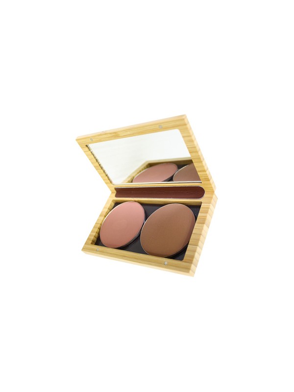 Boîtier bambou magnétique Petit modèle rechargeable vide x1 Zao Make-up Herboristerie de Paris