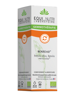 Bouleau blanc bio Flacon compte gouttes 30ml Equi - Nutri Herboristerie de Paris