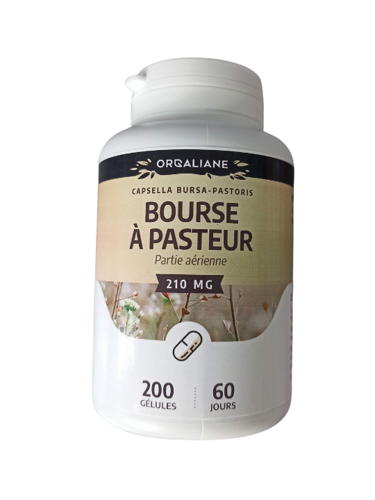 Bourse à pasteur 210mg 200 gélules Orgaliane GPH Diffusion Herboristerie de Paris capselle