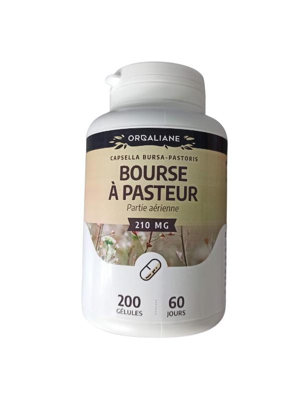 Bourse à pasteur 210mg 200 gélules Orgaliane GPH Diffusion Herboristerie de Paris capselle