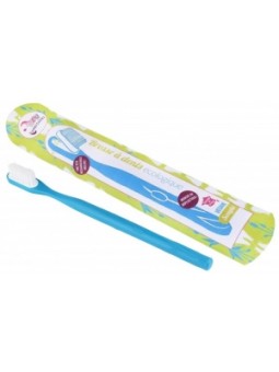 Brosse à dents écologique rechargeable Bleue Souple 17gr Lamazuna Herboristerie de Paris