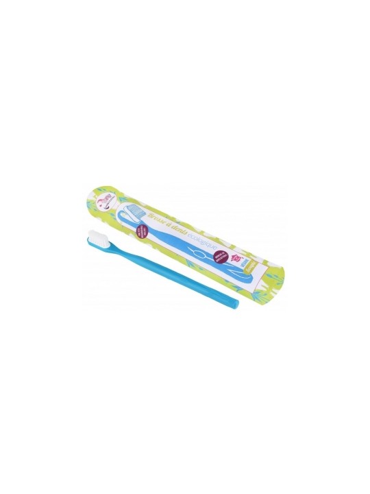 Brosse à dents écologique rechargeable Bleue Souple 17gr Lamazuna Herboristerie de Paris