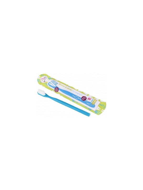 Brosse à dents écologique rechargeable Bleue Souple 17gr Lamazuna Herboristerie de Paris