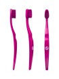 Brosse à dents medium souple écologique enfant ROSE x1 Bio Brush Herboristerie de Paris