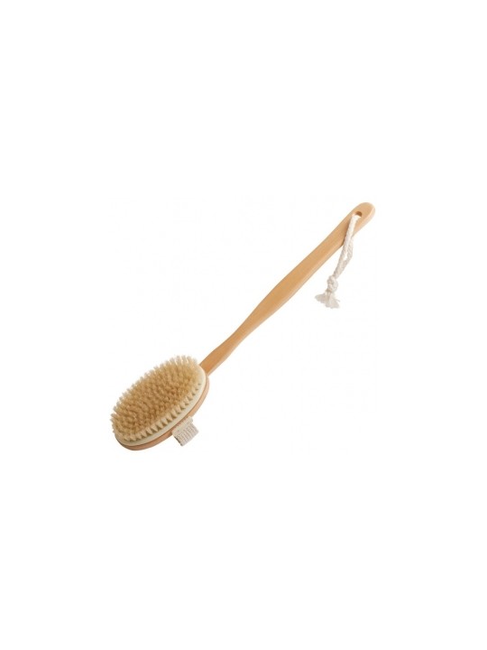 Brosse bain avec manche Hêtre sisal d'Aloes 100gr Droguerie Ecologique Herboristerie de Paris
