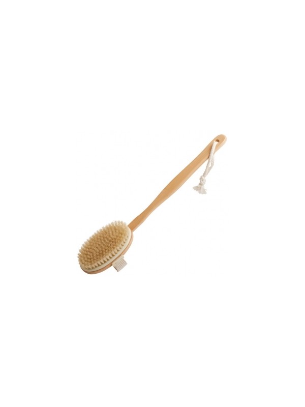 Brosse bain avec manche Hêtre sisal d'Aloes 100gr Droguerie Ecologique Herboristerie de Paris