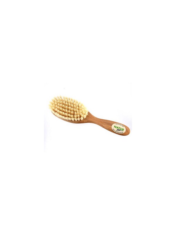 Brosse pour bébé à poils durs x1 Popolini Herboristerie de Paris