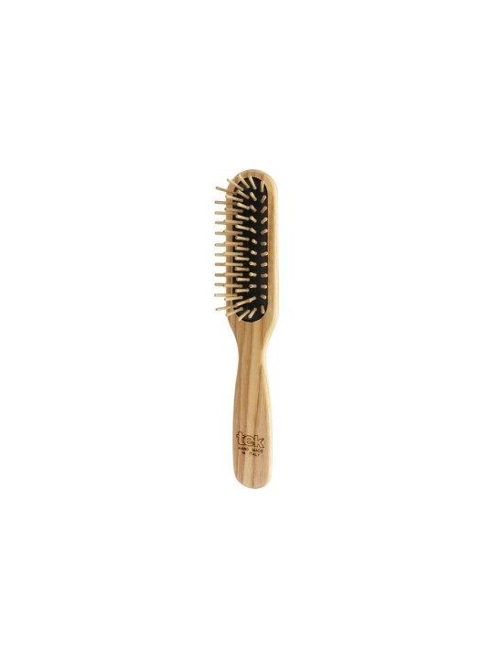 Brosse rectangulaire picots courts en Frêne naturel x1 Tek Herboristerie de Paris