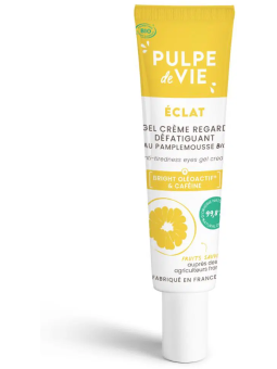 Gel crème éclat regard défatiguant 15ml Pulpe De Vie Herboristerie de Paris