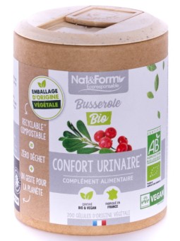 Busserole Bio 200 gélules Nat et Form Herboristerie de Paris confort urinaire