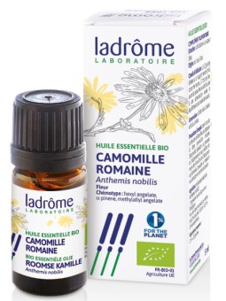 Huile essentielle de Camomille Romaine bio 5ml Ladrome Herboristerie de Paris aide la digestion